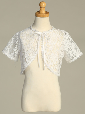 Lace short sleeve bolero