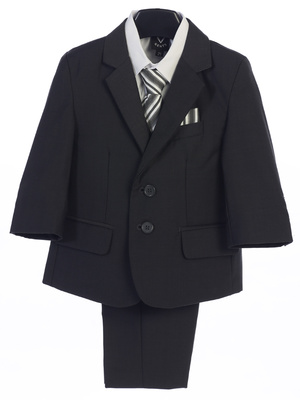 Boys 5 piece suit with garment bag