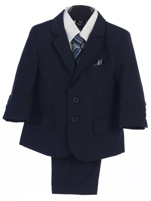 Boys 5 piece suit with garment bag