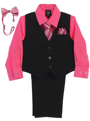 8571 Pin-striped Vest & Pant set