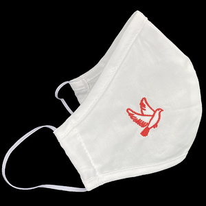 Facemask - Embroidered Dove