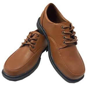 Boys lace up matte shoes