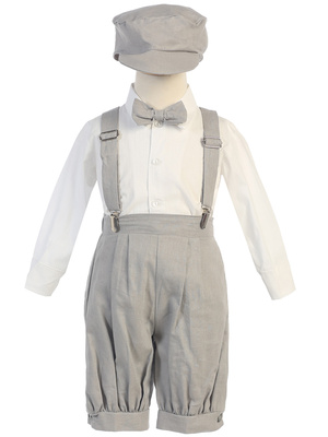 Suspender knicker set with hat (Rayon linen)