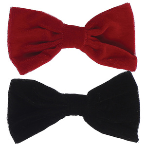 Velvet hair bows