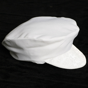 Polyester hat with jacquard bill