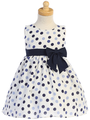 Cotton linen polka-dot