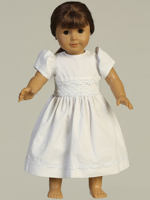 Doll dress - Smocked cotton