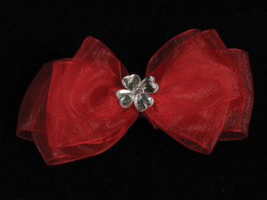 Organza hair clip