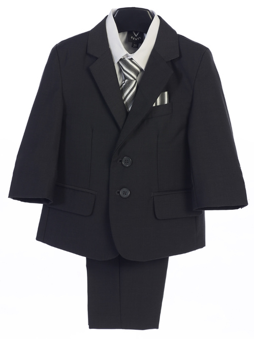 Boys 5 piece suit with garment bag by Little Gents