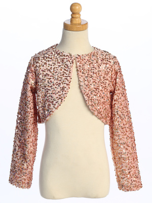 Velvet sequins bolero