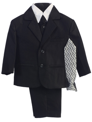 Boys 6 piece suit (Herringbone)