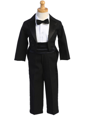 Tail tuxedo with cummerbund & bowtie