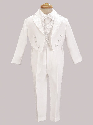 Tail-coat tuxedo with Paisley vest