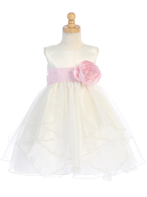 Satin and Crystal Organza (dress only)