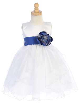 Satin and Crystal Organza (dress only)