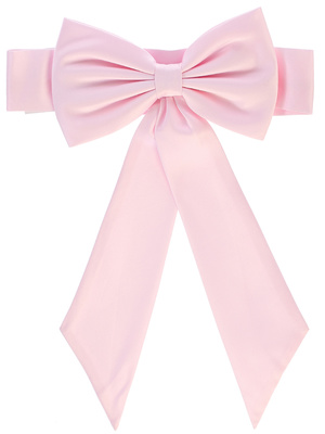 Satin sash and bow