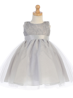 Corded tulle topbwith shiny tulle skirt