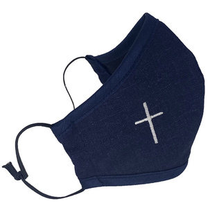 Facemask - Embroidered cross