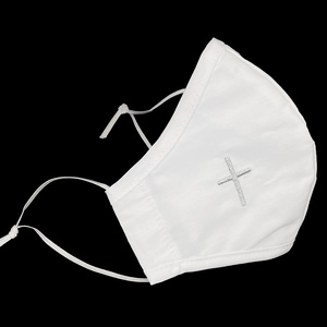 Facemask - Embroidered cross
