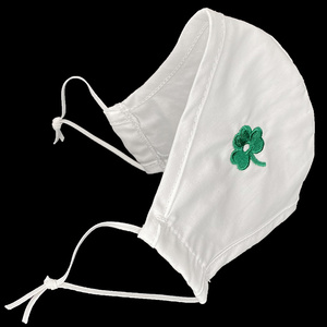 Facemask - Embroidered shamrock