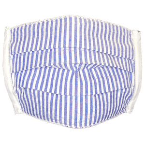 Facemask with pleats