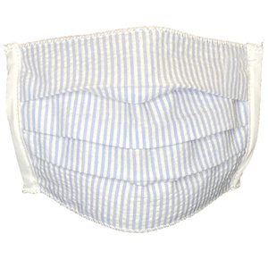 Facemask with pleats