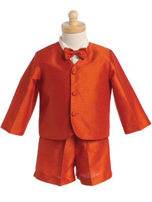 Poly Silk Eton and Short set