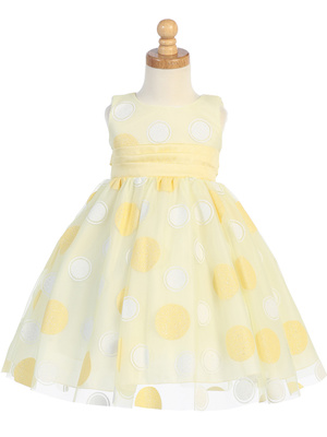 Glittered polka-dot tulle