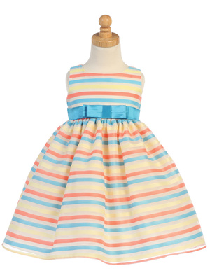 Striped organza