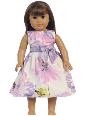 Doll dress - Cotton print