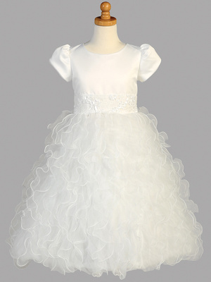 Satin & Ruffled organza